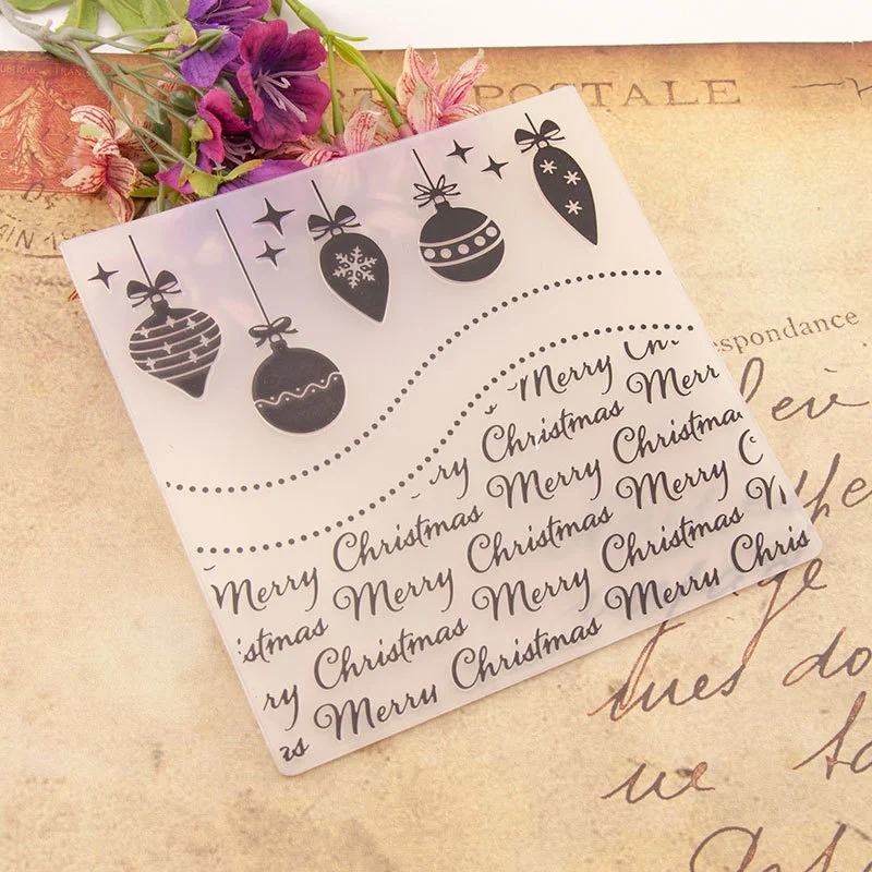 Christmas Ornament Embossing Folders 5 Christmas Ornament Embossing Folders 5