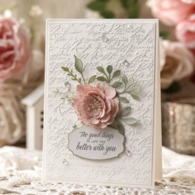 Handwritten Text Embossing Folders