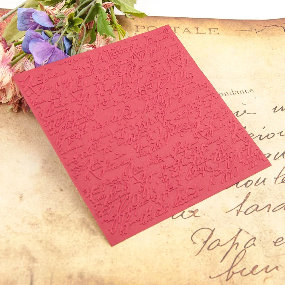 Handwritten Text Embossing Folders 2 Handwritten Text Embossing Folders 2