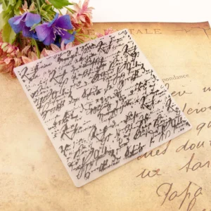 Handwritten Text Embossing Folders Handwritten Text Embossing Folders 5