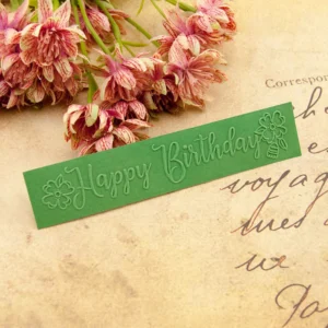 Happy Birthday Banner Embossing Folders 1