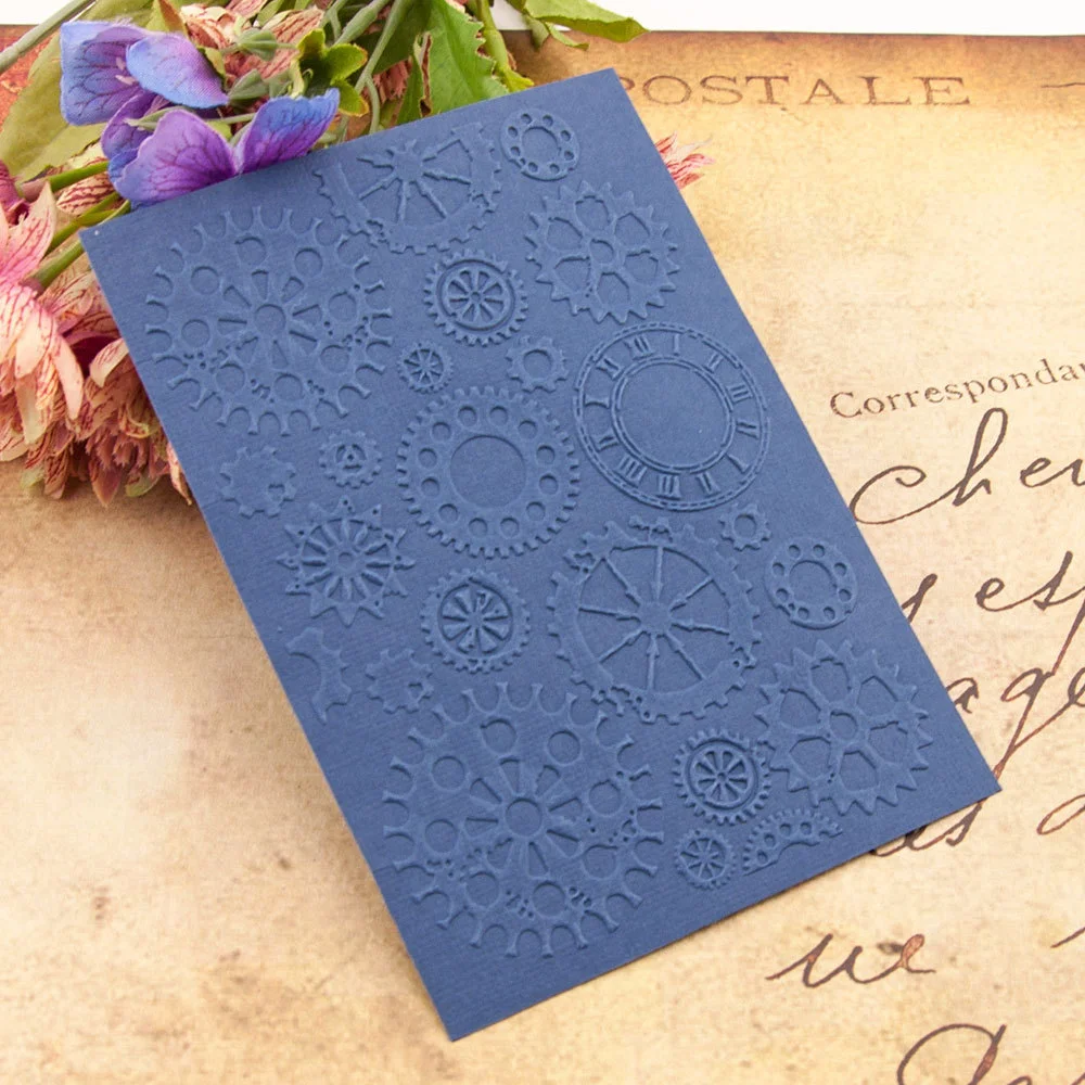 Steampunk Gears Embossing Folders 1 Steampunk Gears Embossing Folders 1