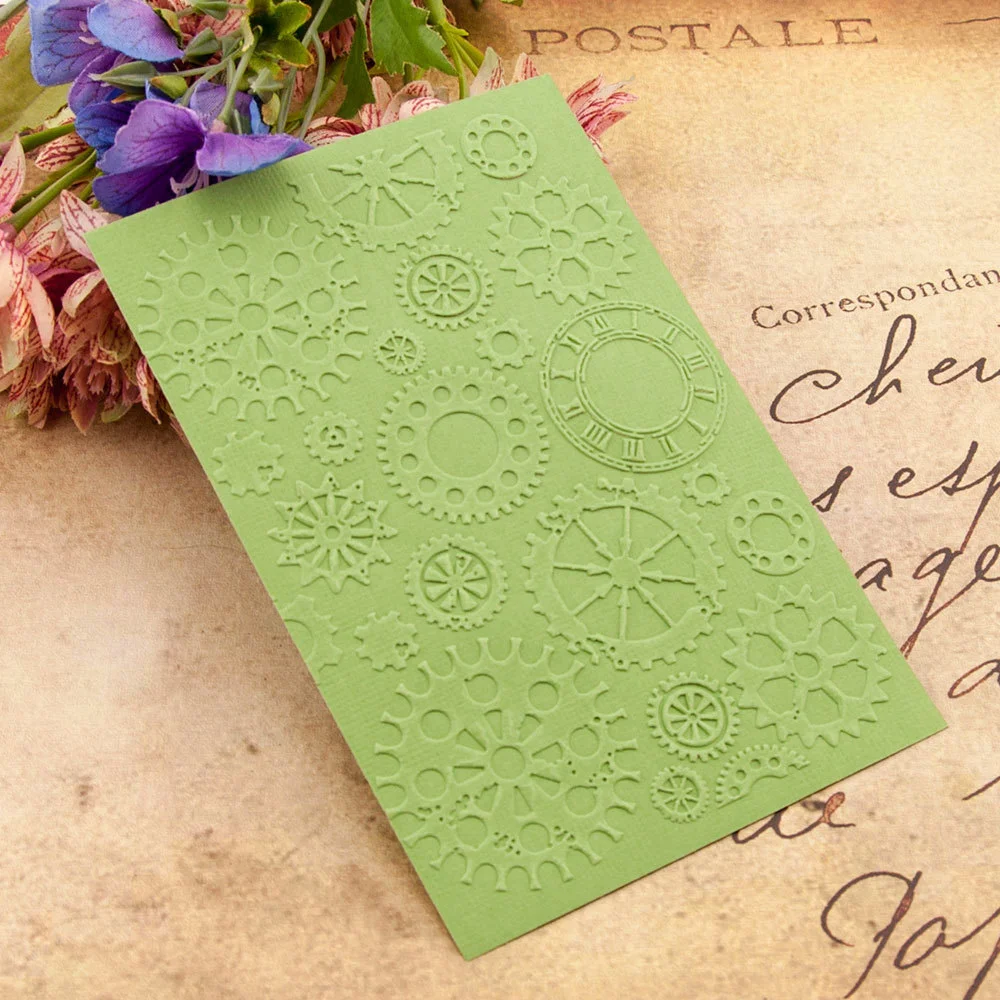 Steampunk Gears Embossing Folders 3 Steampunk Gears Embossing Folders 3