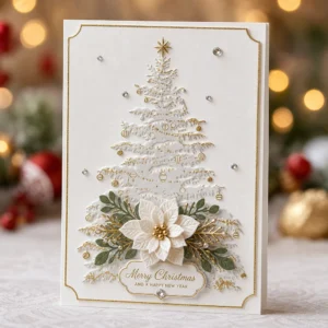 EM249 Christmas Tree Card 1