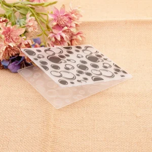 Bubbles Pattern Embossing Folders Musical Notes Embossing Folders 3
