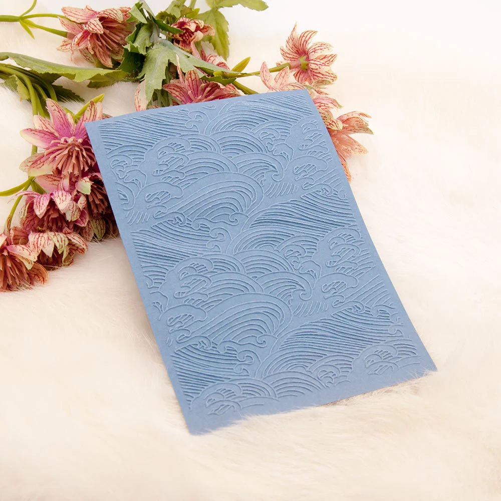 Japanese Wave Pattern Embossing Folders 1 Japanese Wave Pattern Embossing Folders 1