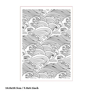 Japanese Wave Pattern Embossing Folders Japanese Wave Pattern Embossing Folders 4