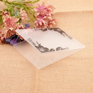 Floral Corner Embossing Folders Butterfly Flower Border Embossing Folders 3