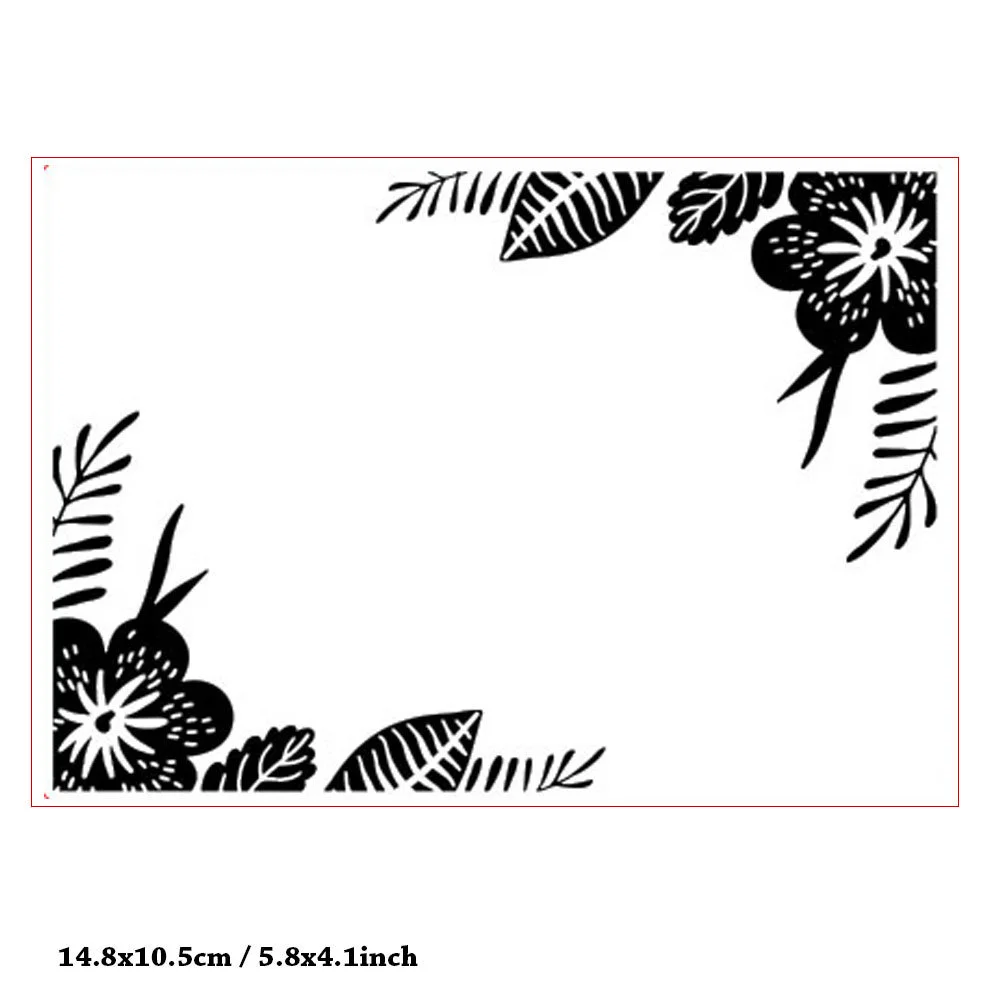 Butterfly Flower Border Embossing Folders 5 Butterfly Flower Border Embossing Folders 5
