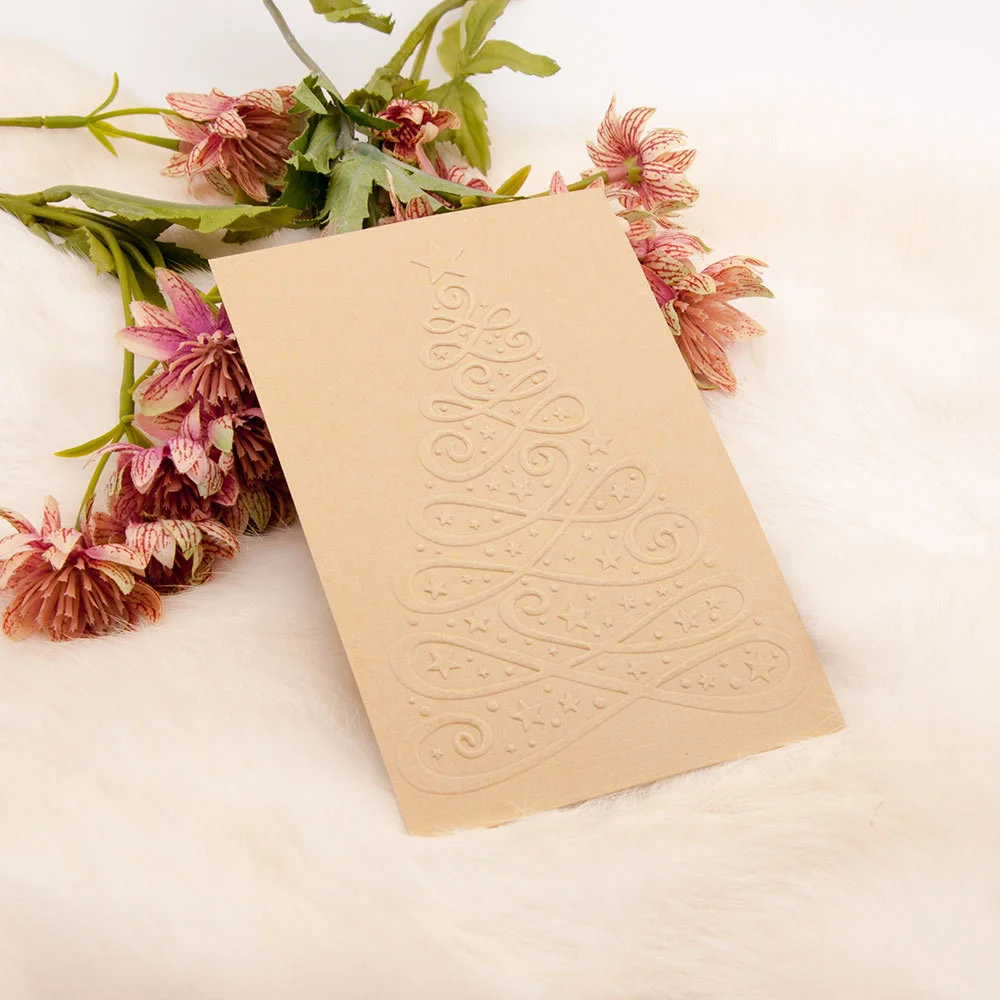 Swirl Christmas Tree Embossing Folders 1 Swirl Christmas Tree Embossing Folders 1