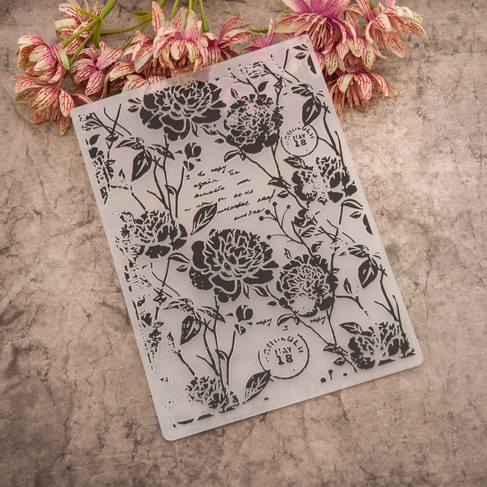 Vintage Floral Embossing Folders 1 Vintage Floral Embossing Folders 1