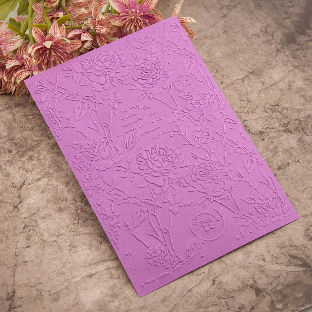 Vintage Floral Embossing Folders 2 Vintage Floral Embossing Folders 2