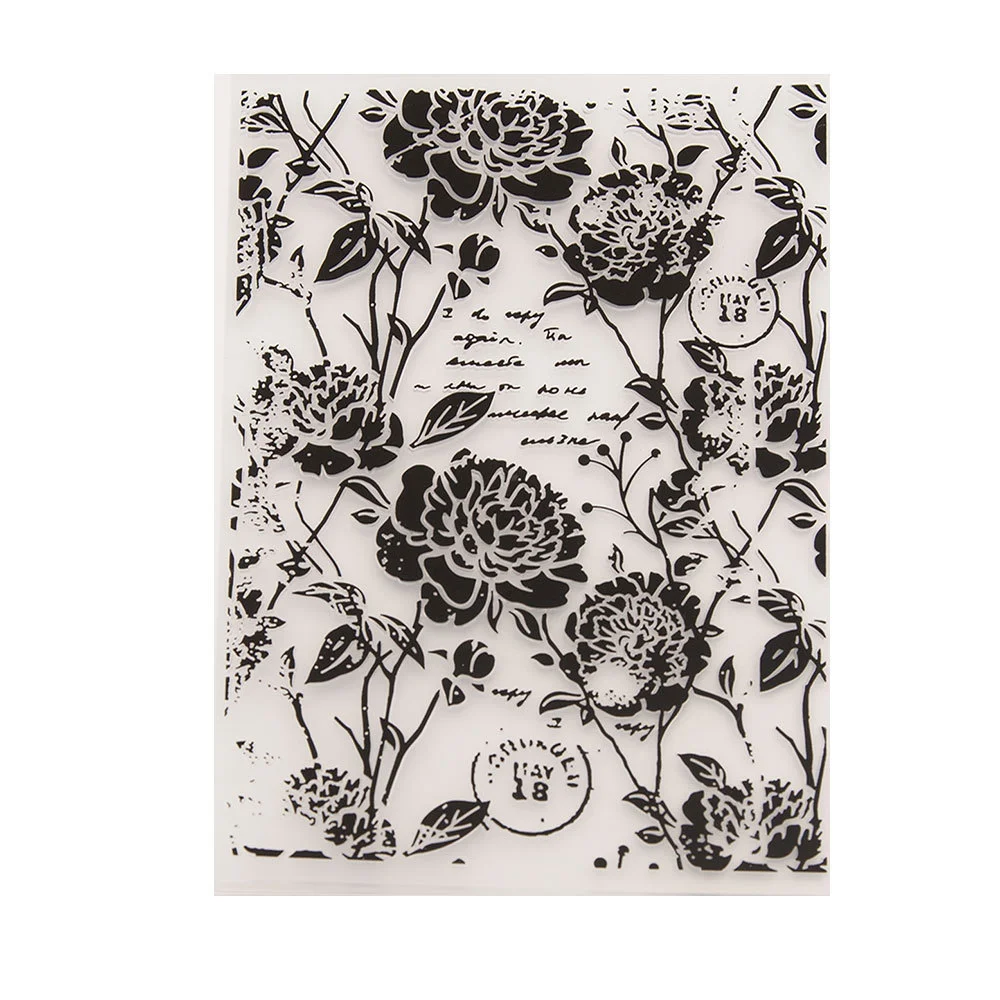 Vintage Floral Embossing Folders 4 Vintage Floral Embossing Folders 4