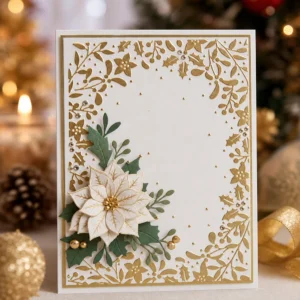 Floral Leaf Border Frame Embossing Folders EM284 Floral Leaf Border Frame Embossing Folders 2