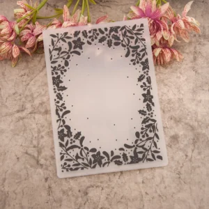 Floral Leaf Border Frame Embossing Folders Floral Leaf Border Frame Embossing Folders 1