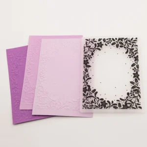Floral Leaf Border Frame Embossing Folders Floral Leaf Border Frame Embossing Folders 3