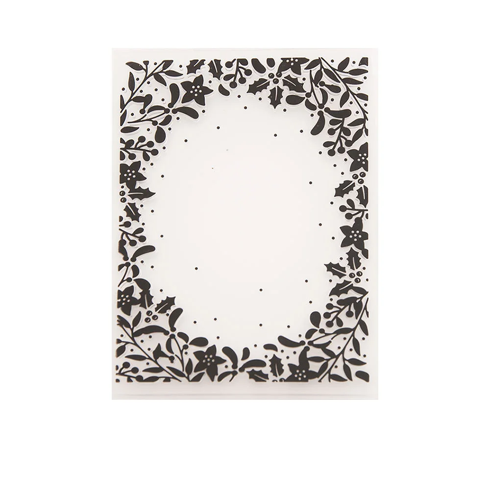 Floral Leaf Border Frame Embossing Folders 4 Floral Leaf Border Frame Embossing Folders 4