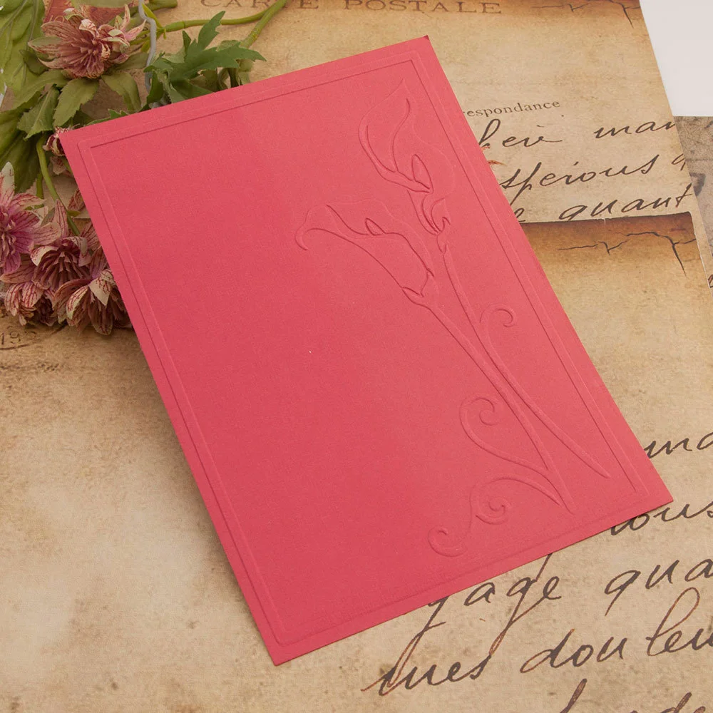 Calla Lily Corner Embossing Folders 4 Calla Lily Corner Embossing Folders 4