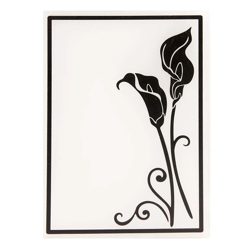 Calla Lily Corner Embossing Folders 5 Calla Lily Corner Embossing Folders 5