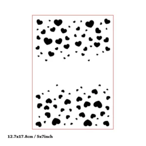 Heart Pattern Embossing Folders Heart Pattern Embossing Folders 1