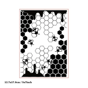 Bee Honeycomb Embossing Folders Bee Honeycomb Embossing Folders 1