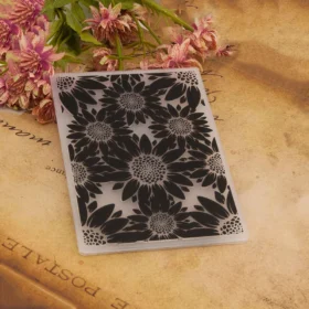 3D Sunflower Embossing Folders