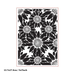 3D Sunflower Embossing Folders 3D Sunflower Embossing Folders 1