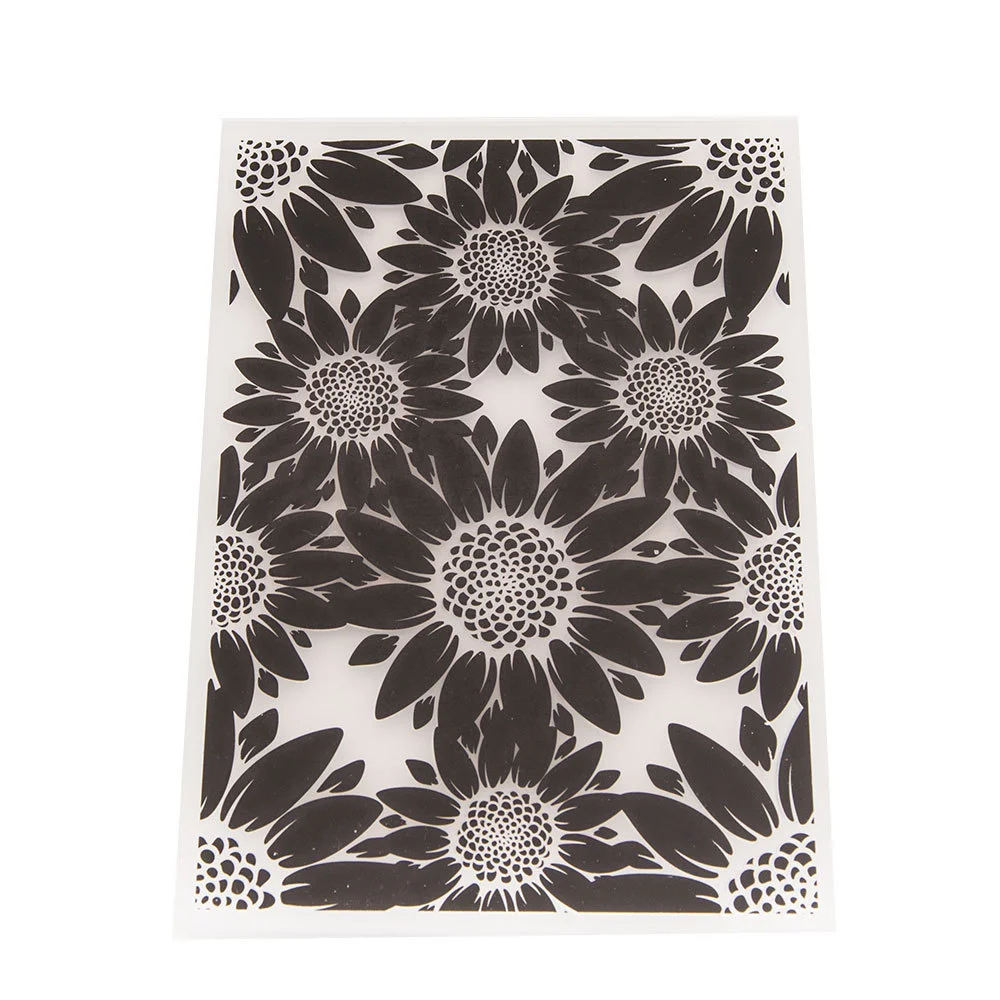 3D Sunflower Embossing Folders 4 3D Sunflower Embossing Folders 4