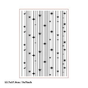 3D Star Stripe Embossing Folders 3D Star Stripe Embossing Folders 1