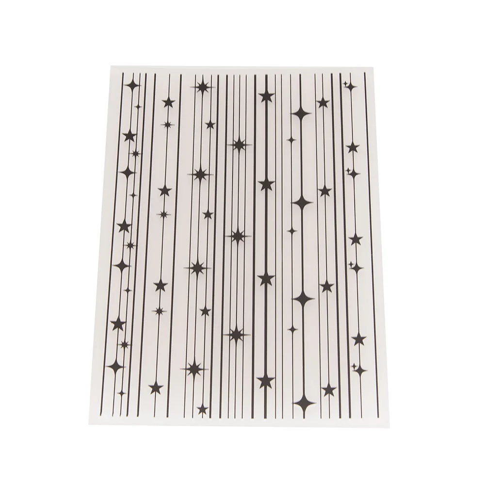 3D Star Stripe Embossing Folders 4 3D Star Stripe Embossing Folders 4