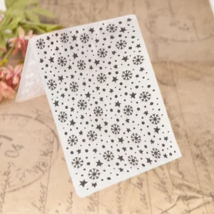 Snowflake Stars Embossing Folders