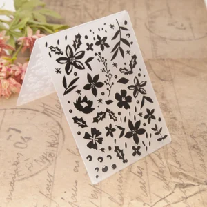 Christmas Floral Embossing Folders