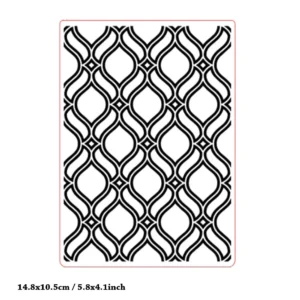 Geometric Wave Lattice Embossing Folders Geometric Wave Lattice Embossing Folders 4