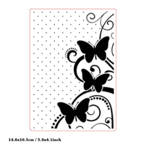 Butterfly Polka Dots Embossing Folders Butterfly Polka Dots Embossing Folders 5