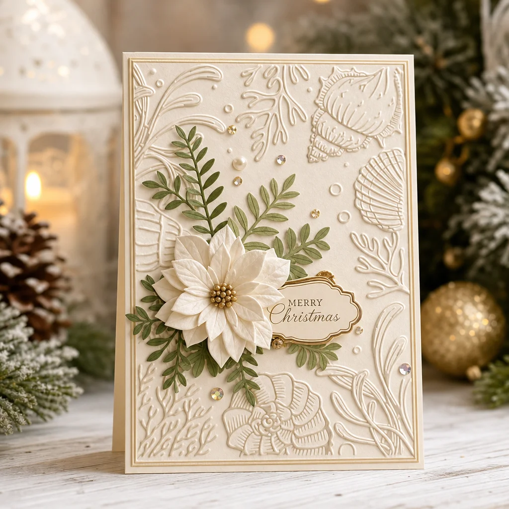Seashell Beach Embossing Folders EM363 1