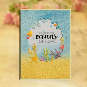 Seashell Beach Embossing Folders 1