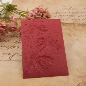 Coneflower Daisy Embossing Folders 2
