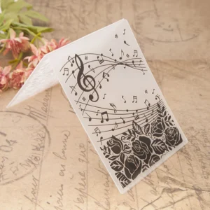 Musical Rose Embossing Folders Musical Rose Embossing Folders 5