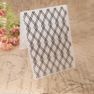 Geometric Lattice Embossing Folders