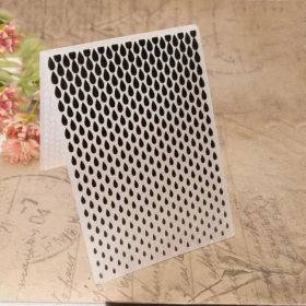 Raindrop Pattern Embossing Folders