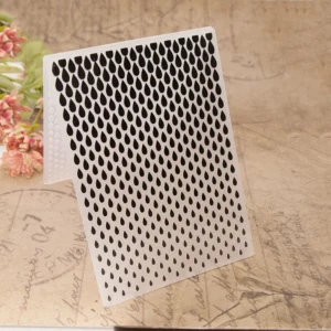 Raindrop Pattern Embossing Folders