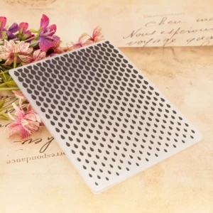 Raindrop Pattern Embossing Folders Elegant Damask Scroll Embossing Folders 3