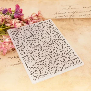 Confetti Waves Embossing Folders Starburst Geometric Embossing Folders 3