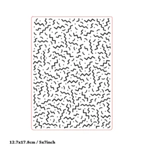 Confetti Waves Embossing Folders Starburst Geometric Embossing Folders 4