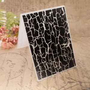 Crackle Texture Embossing Folders