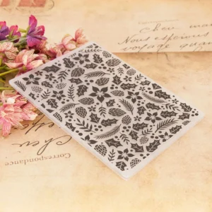 Floral Damask Pattern Embossing Folders 3