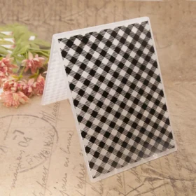 Checkered Pattern Embossing Folders