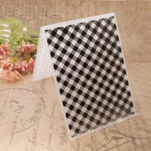 Checkered Pattern Embossing Folders