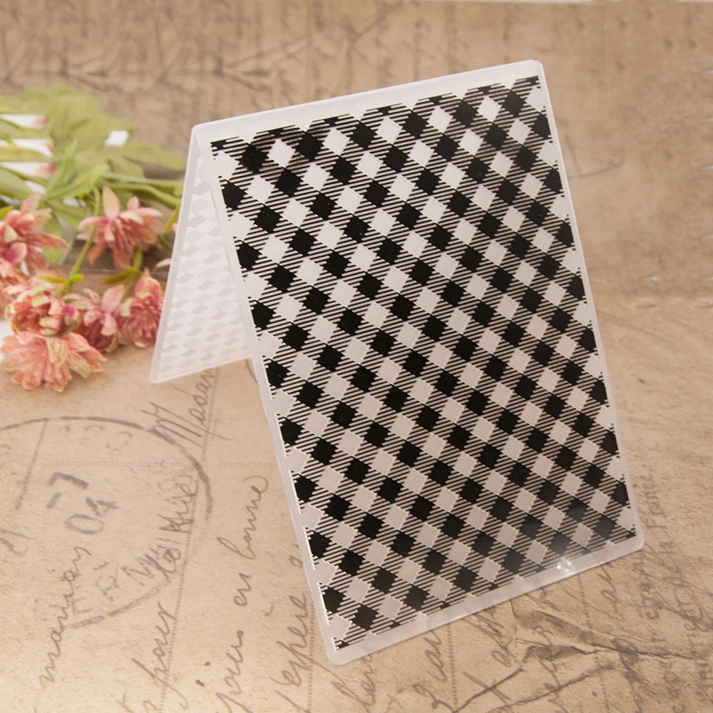 Checkered Pattern Embossing Folders Checkered Pattern Embossing Folders