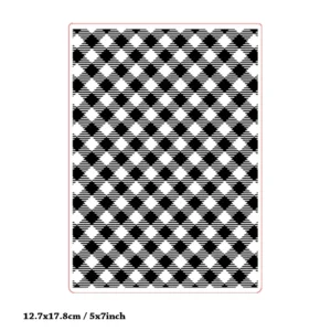 Checkered Pattern Embossing Folders Floral Border Frame Embossing Folders 4